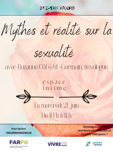 Mythes et réalité sur la sexualité - EN VIRTUEL