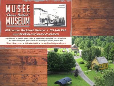 Visite du musée de Clarence-Rockland et Musée-village de Cumberland - Est ontarien - EN PRÉSENTIEL